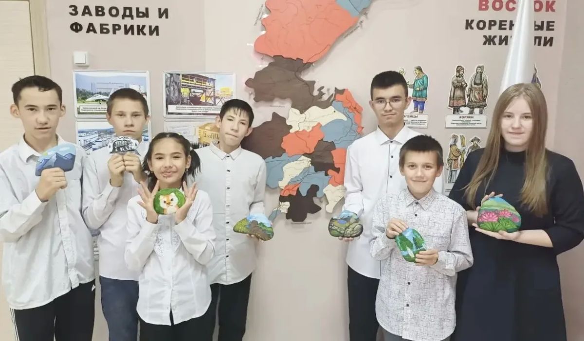 Хабаровский край, нарисованный на камнях