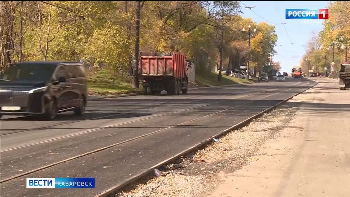 Бесшовные рельсы и плавный ход: в Хабаровске временно изменили маршрут трамваев №1 и 2