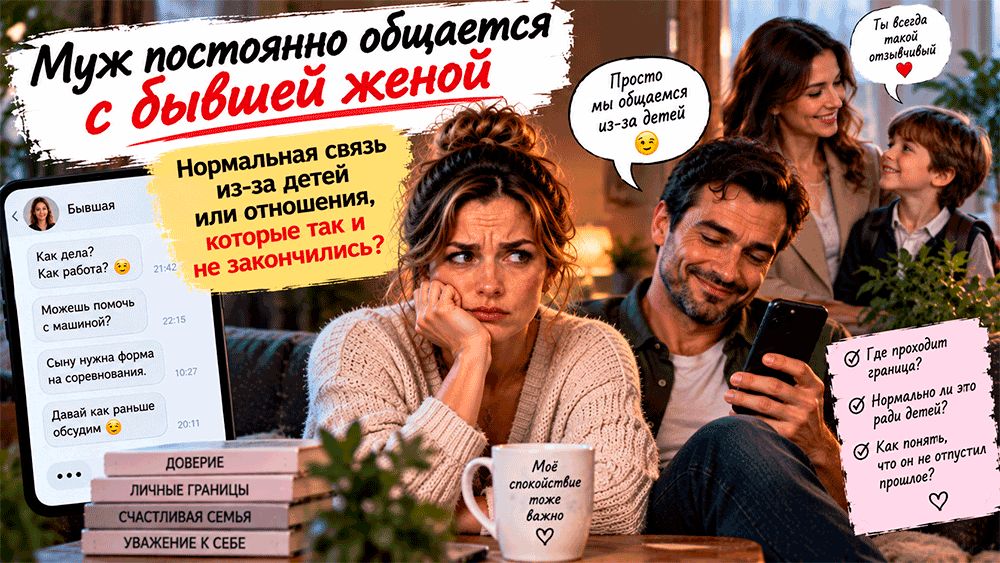 Бывшая жена постоянно пишет мужу: где заканчиваются забота о детях и личные границы