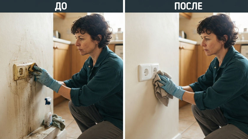 Пыль и следы на розетках: как очистить пластик и не навредить