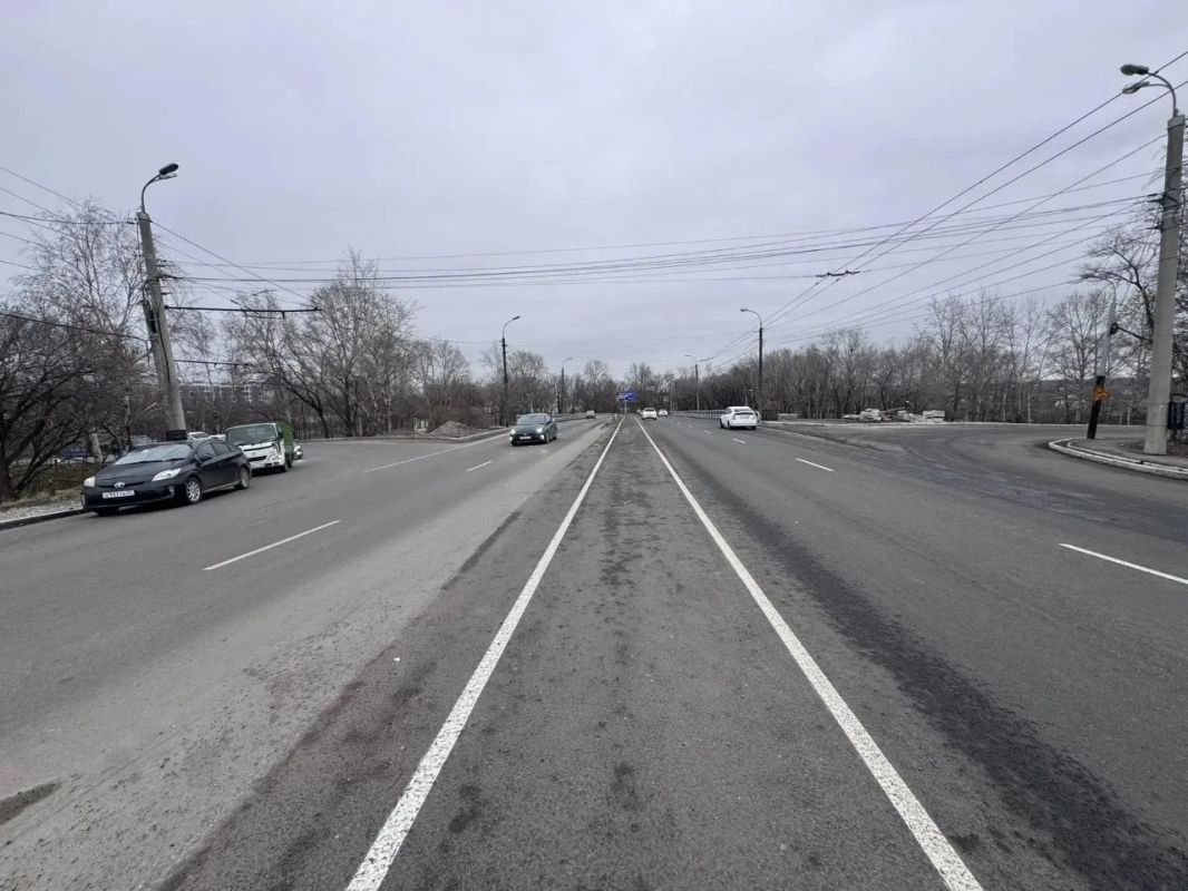 Первый этап ремонта развязки в Первом микрорайоне Хабаровска завершился Первый этап ремонта развязки в Первом микрорайоне Хабаровска завершился