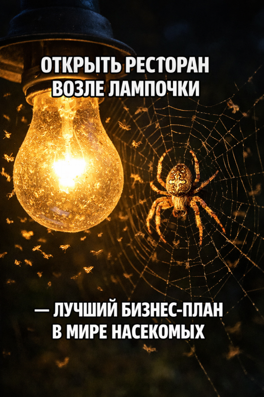 Паук и красный огонёк: история о неожиданной близости