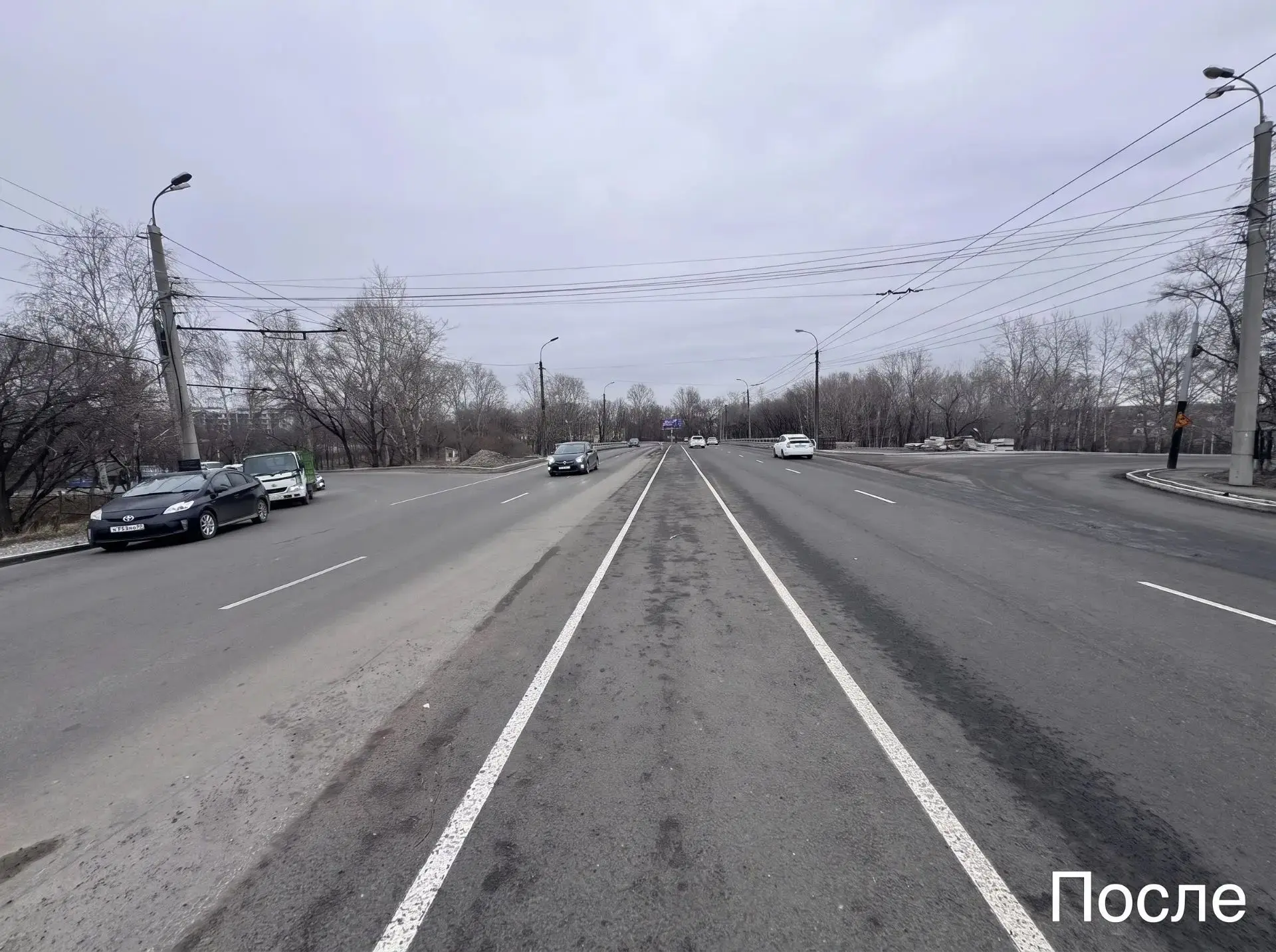 В Хабаровске завершилась реконструкция развязки в Первом микрорайоне